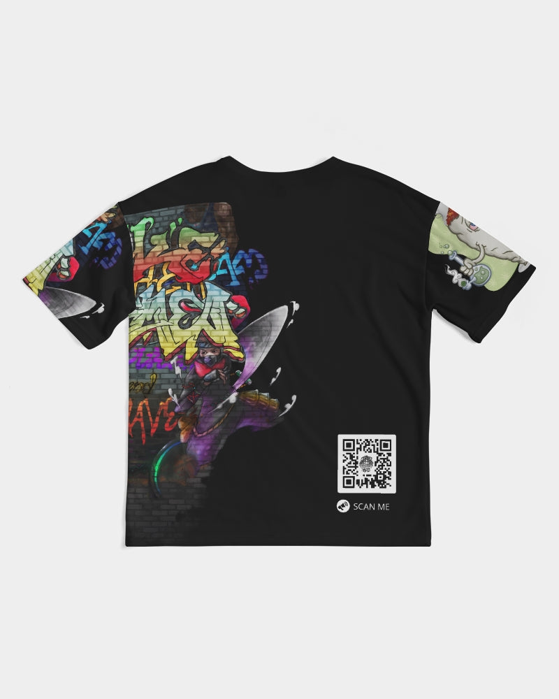 Black Graffiti Tee Men's Premium Heavyweight Tee